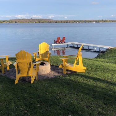 A postcard view of Balsam Lake